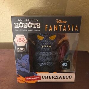 Handmade by Robots Chernabog vinyl figure from the Disney Fantasia Knit Series,